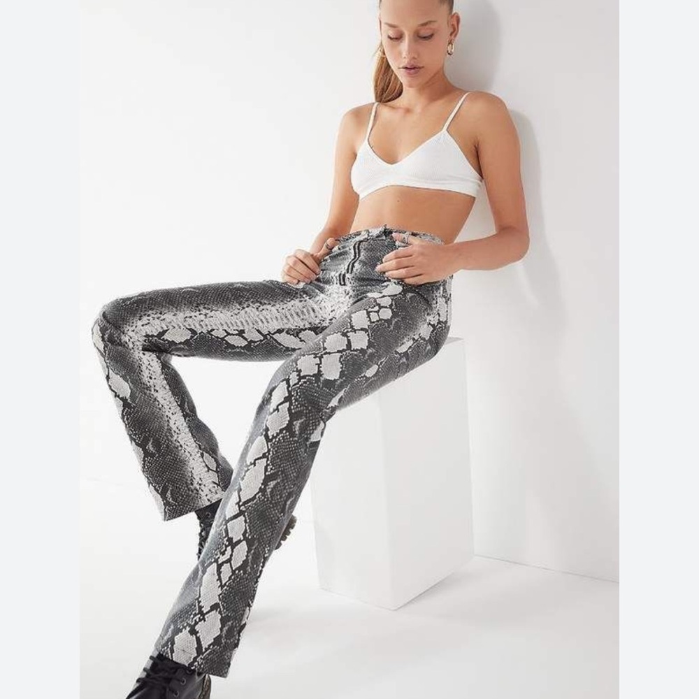 I.AM.GIA Faux Snakeskin Pants NWT